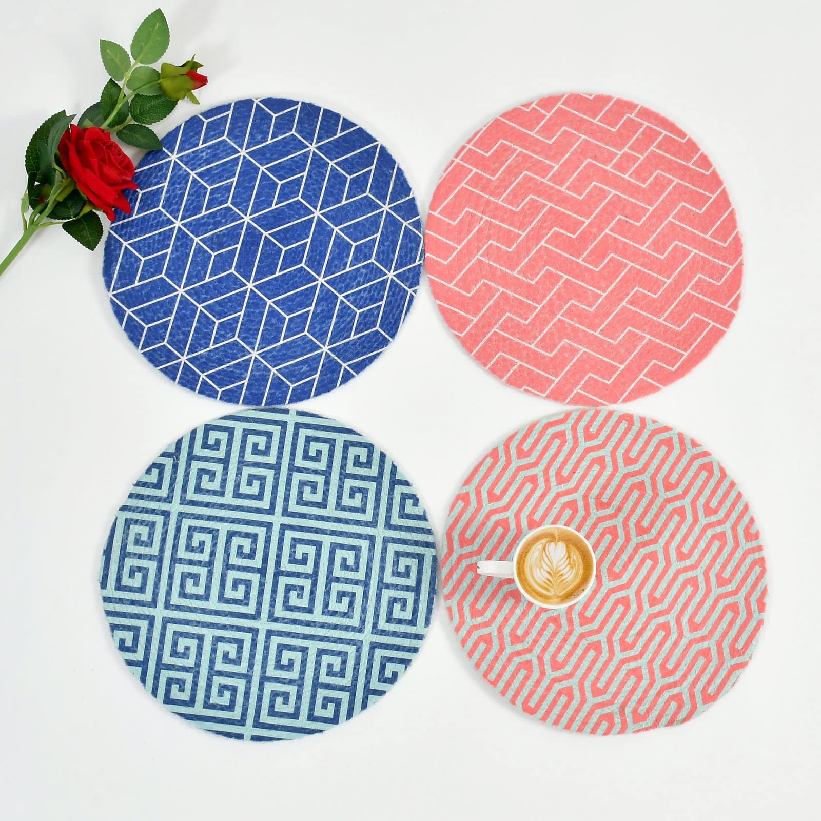 Modern Home Décor Round Dining Mats