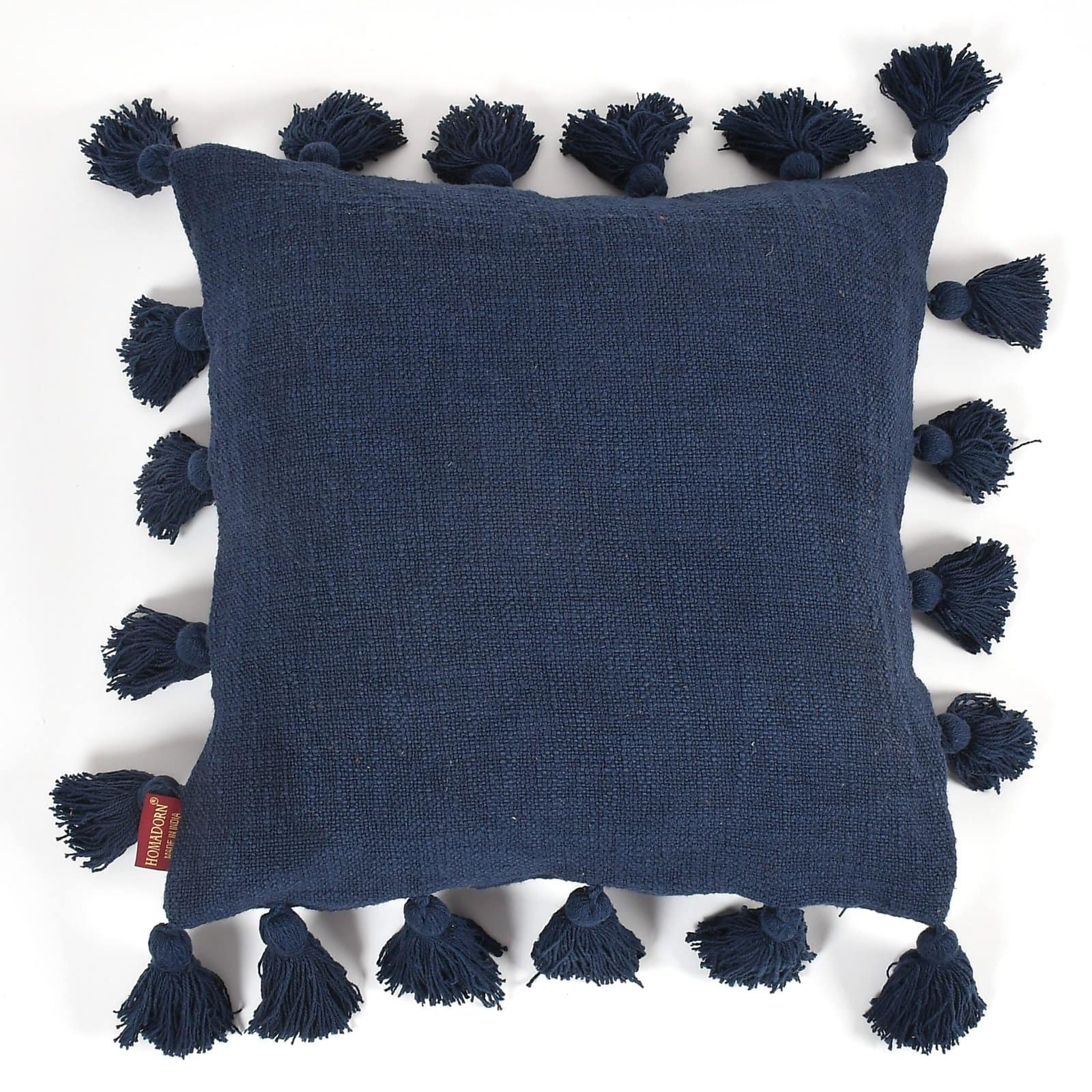 Decorative Navy-Blue Cushion Cover - Image 1