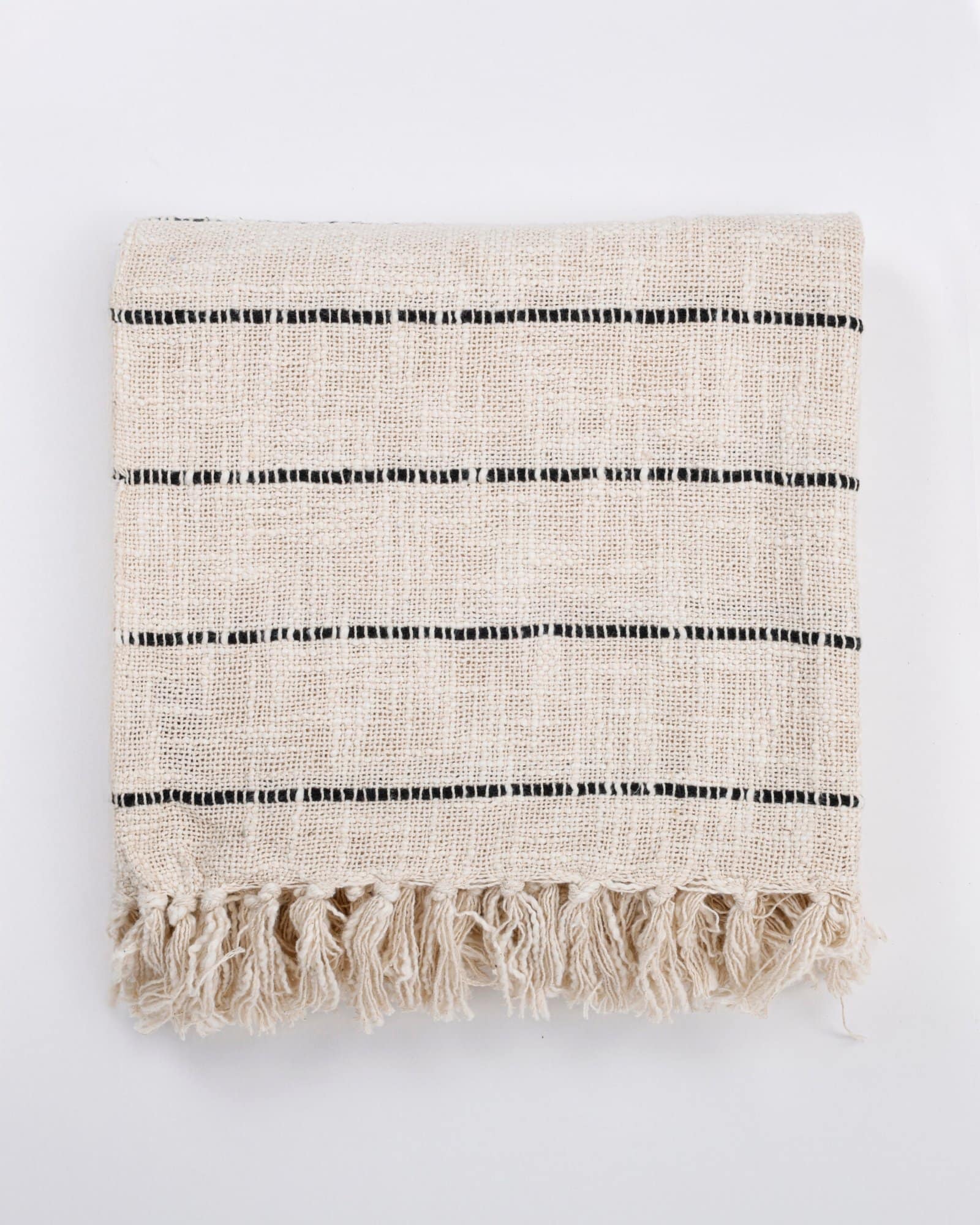 Premium All Season Black Cotton Throw - Image 4