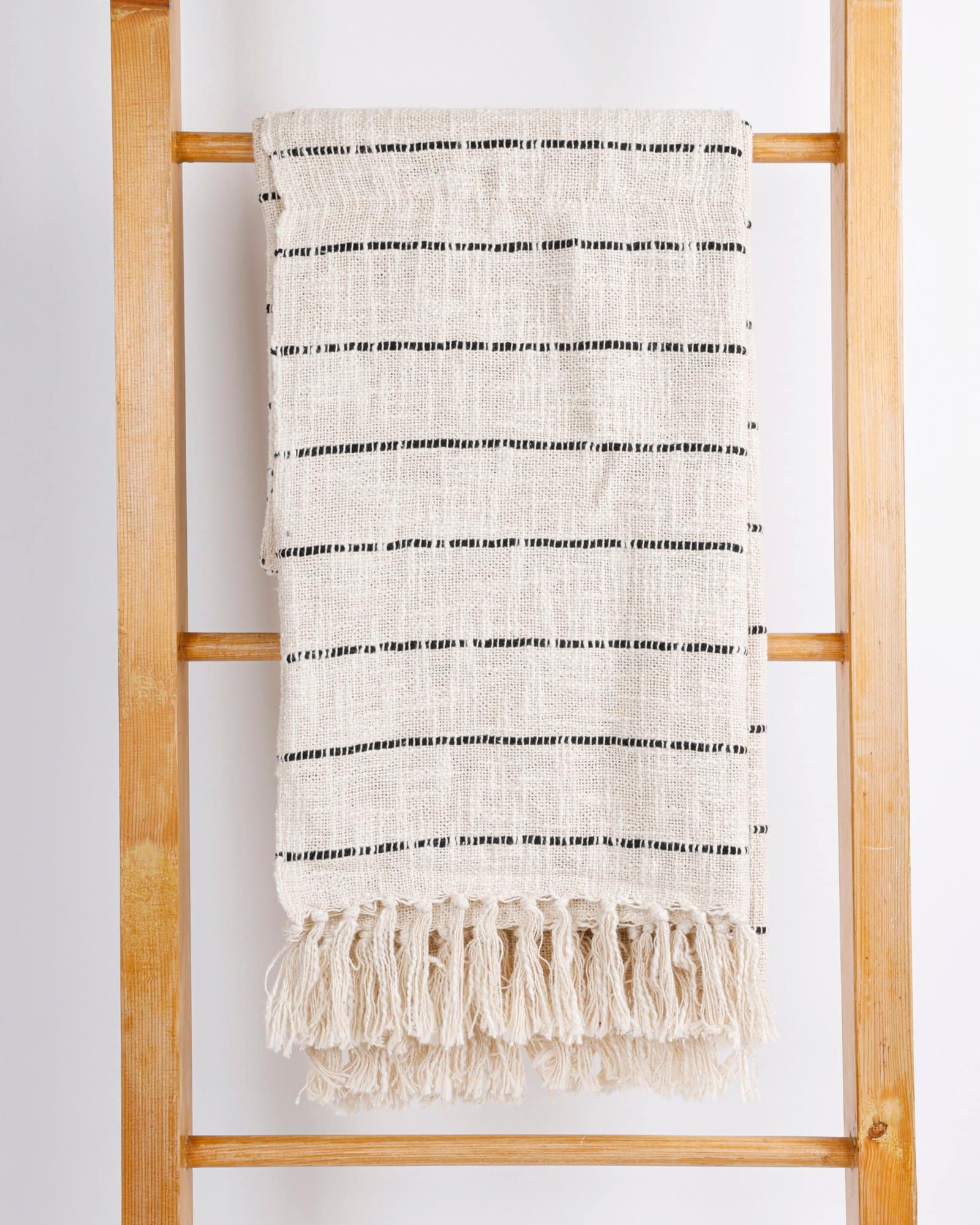 Premium All Season Black Cotton Throw - Image 3