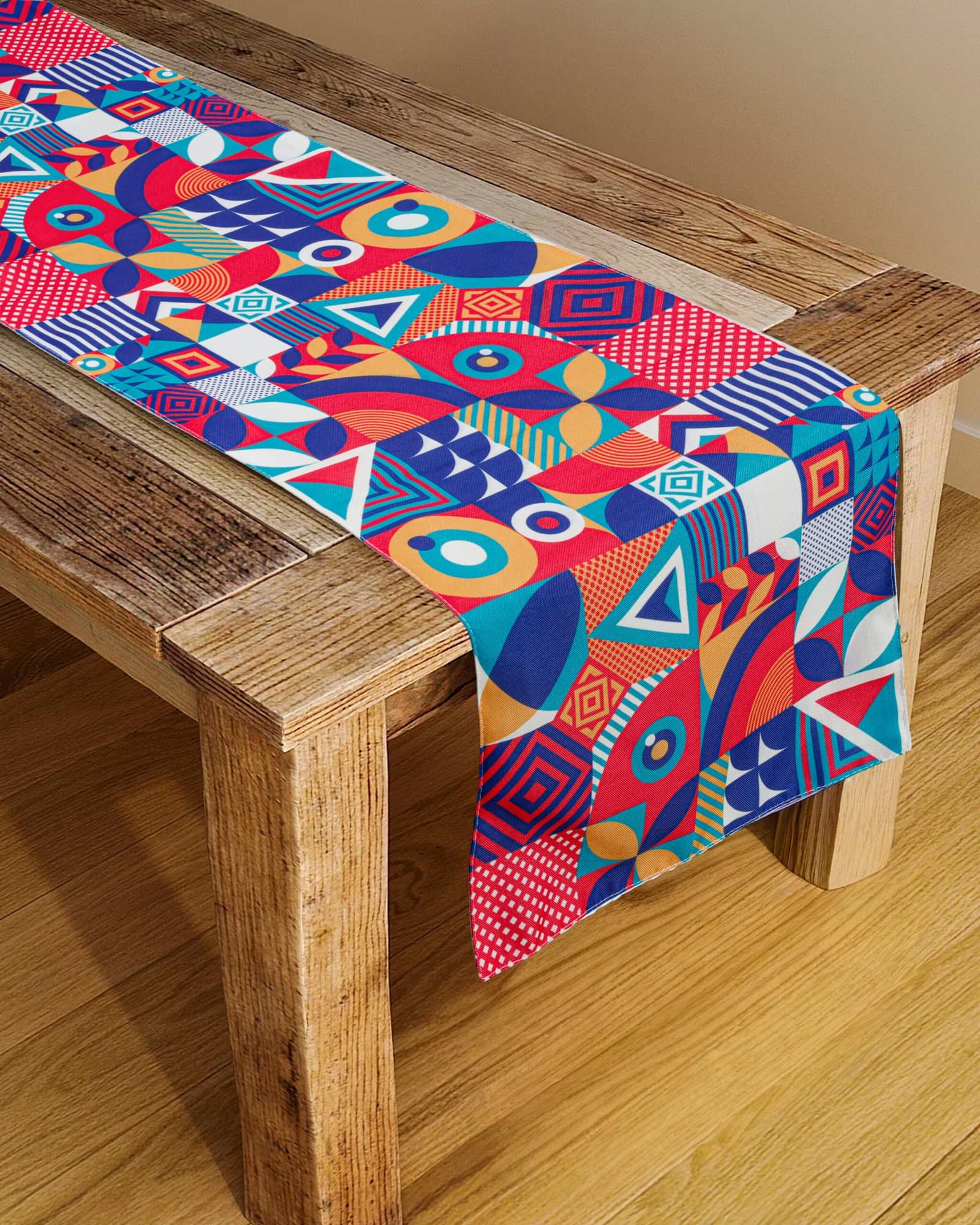 Digital Multicolor Printed Design Table Runner - Image 2