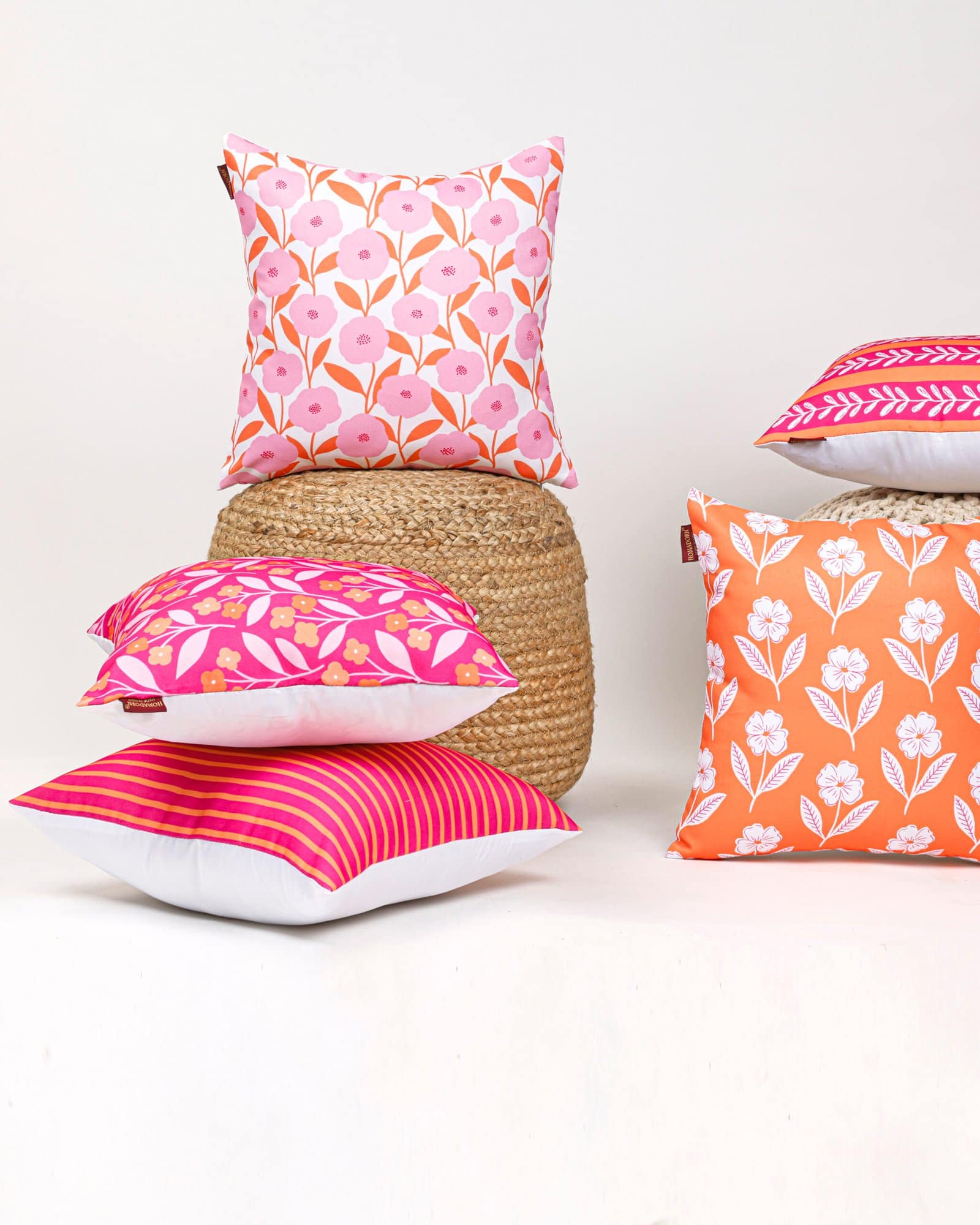 Designer Canvas Cushion Cover Combo - Image 2