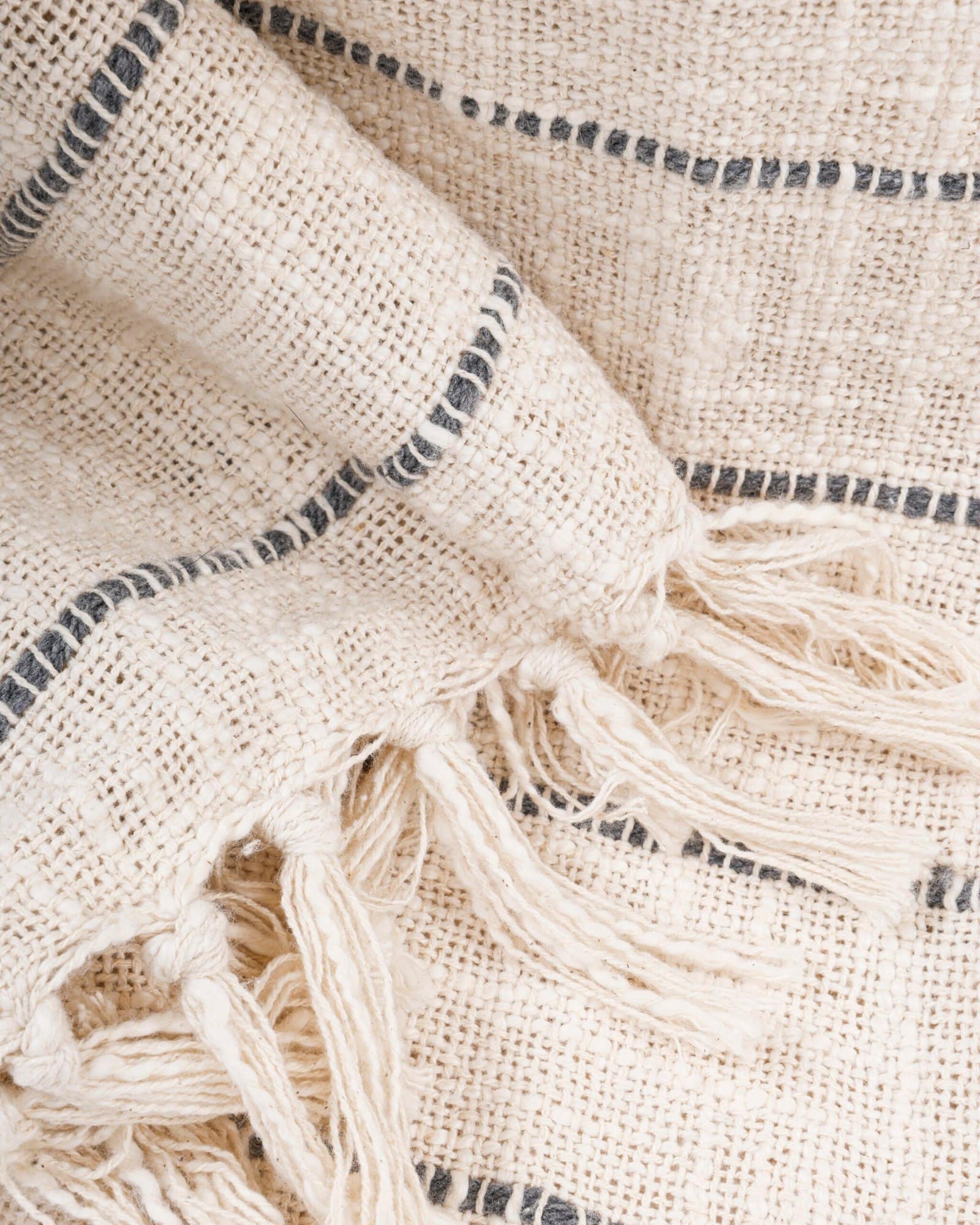 Premium All Season Grey Cotton Throw - Image 3