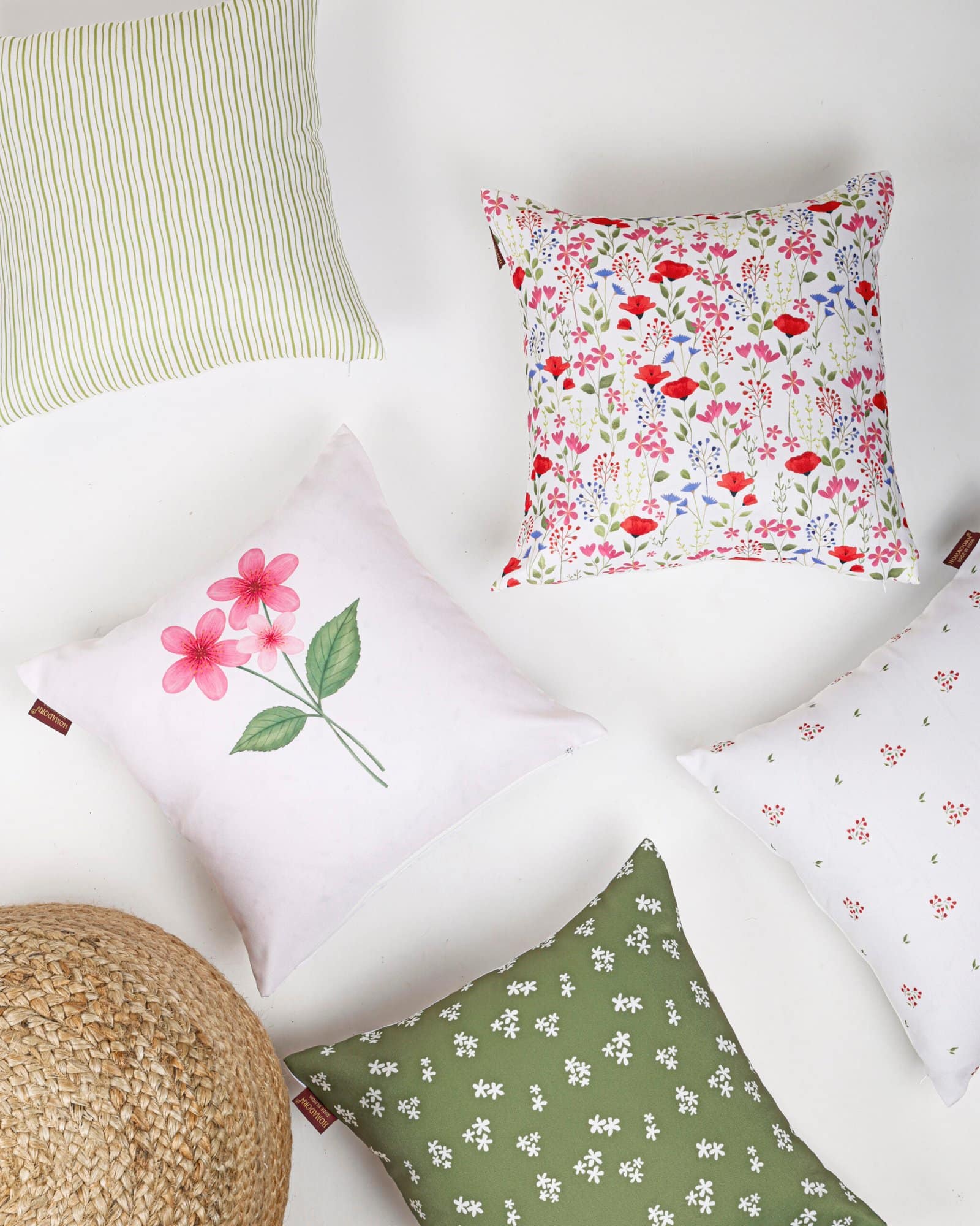 Elegant Printed Cushion Cover