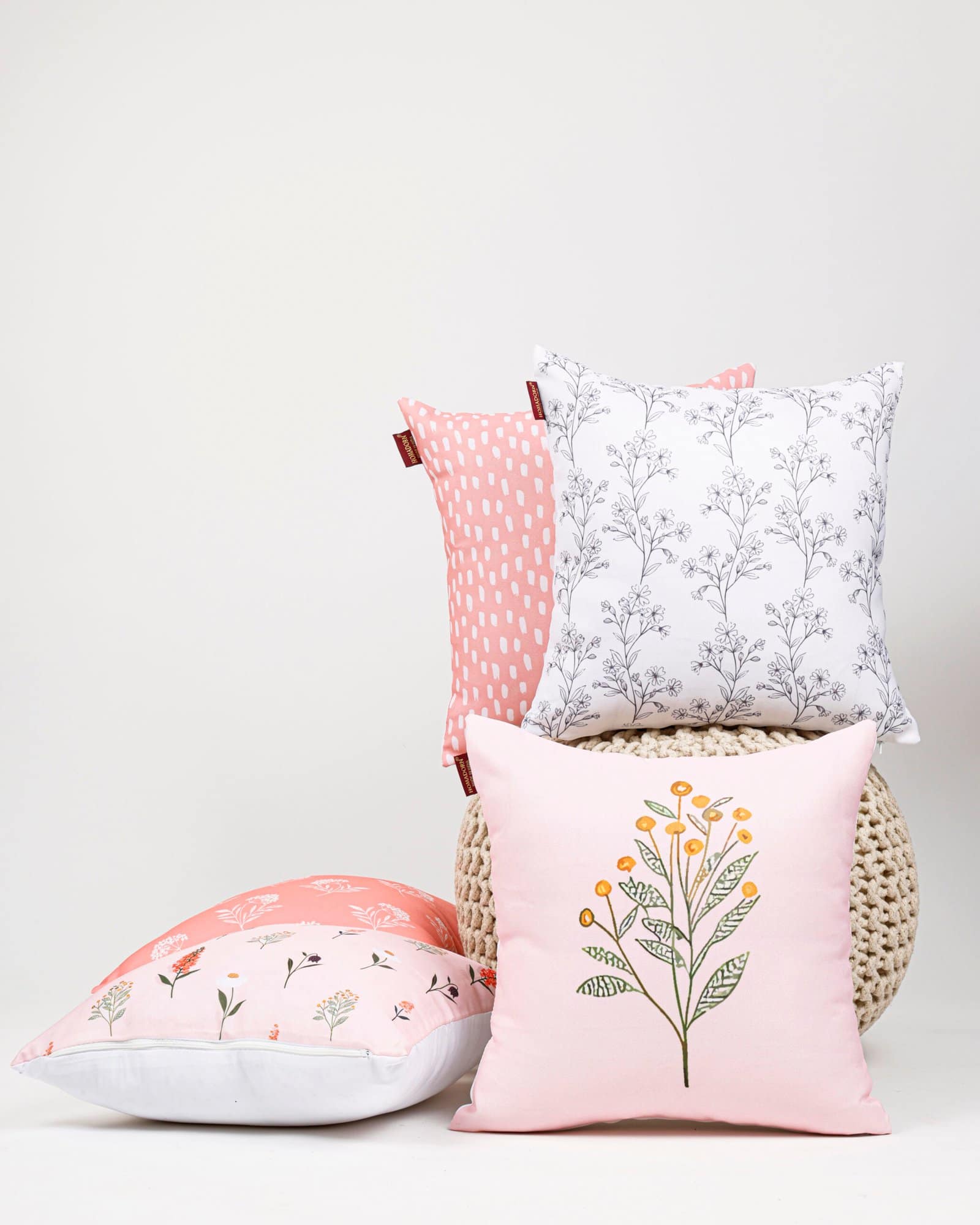 Multicolor Canvas Printed Cushion Cover - Image 2