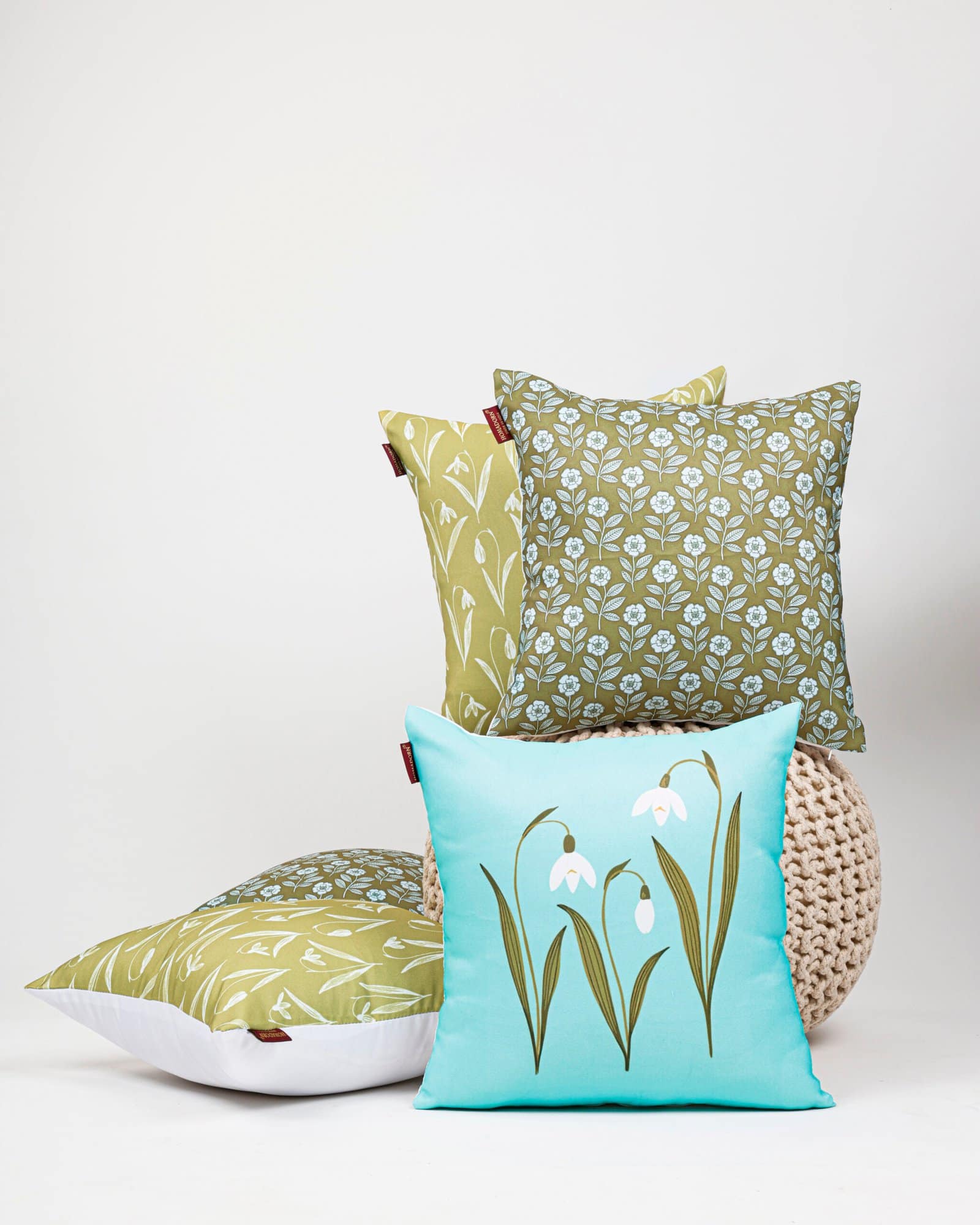 Artistic Printed Canvas Cushion Cover - Image 2