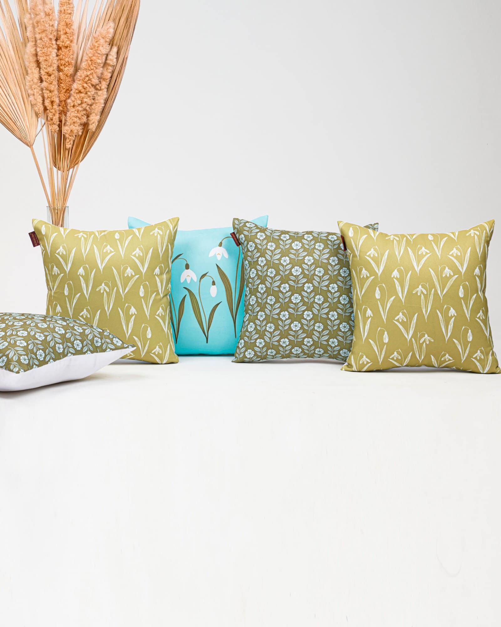 Artistic Printed Canvas Cushion Cover - Image 3