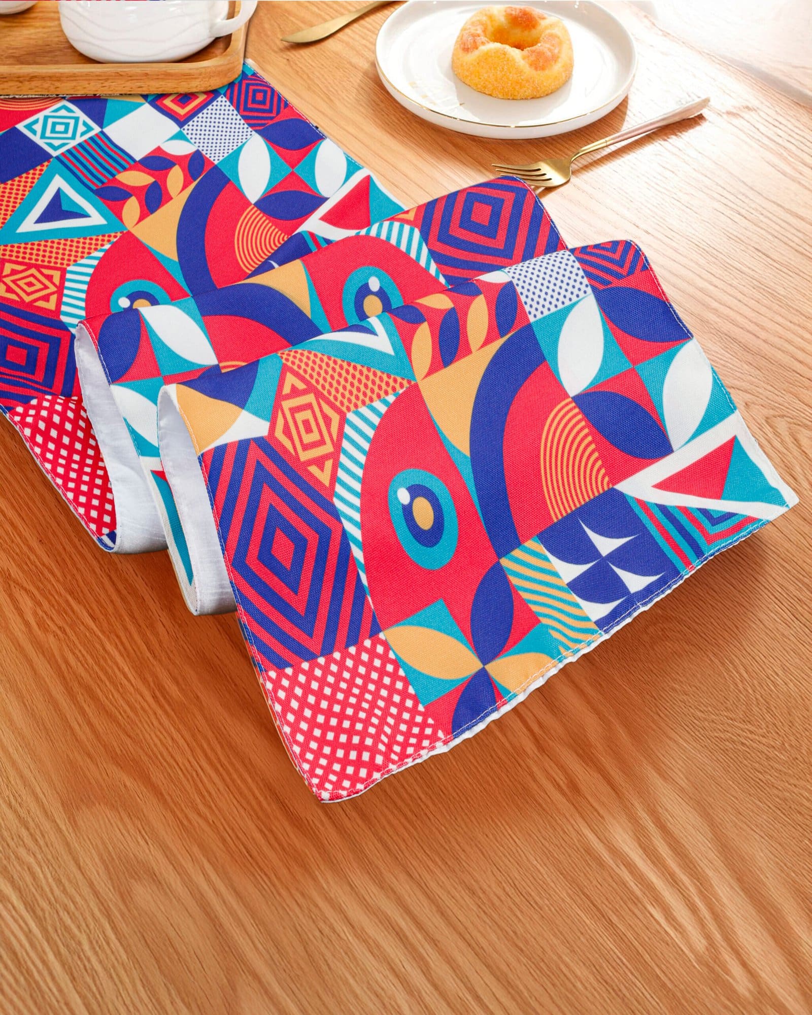 Digital Multicolor Printed Design Table Runner - Image 4