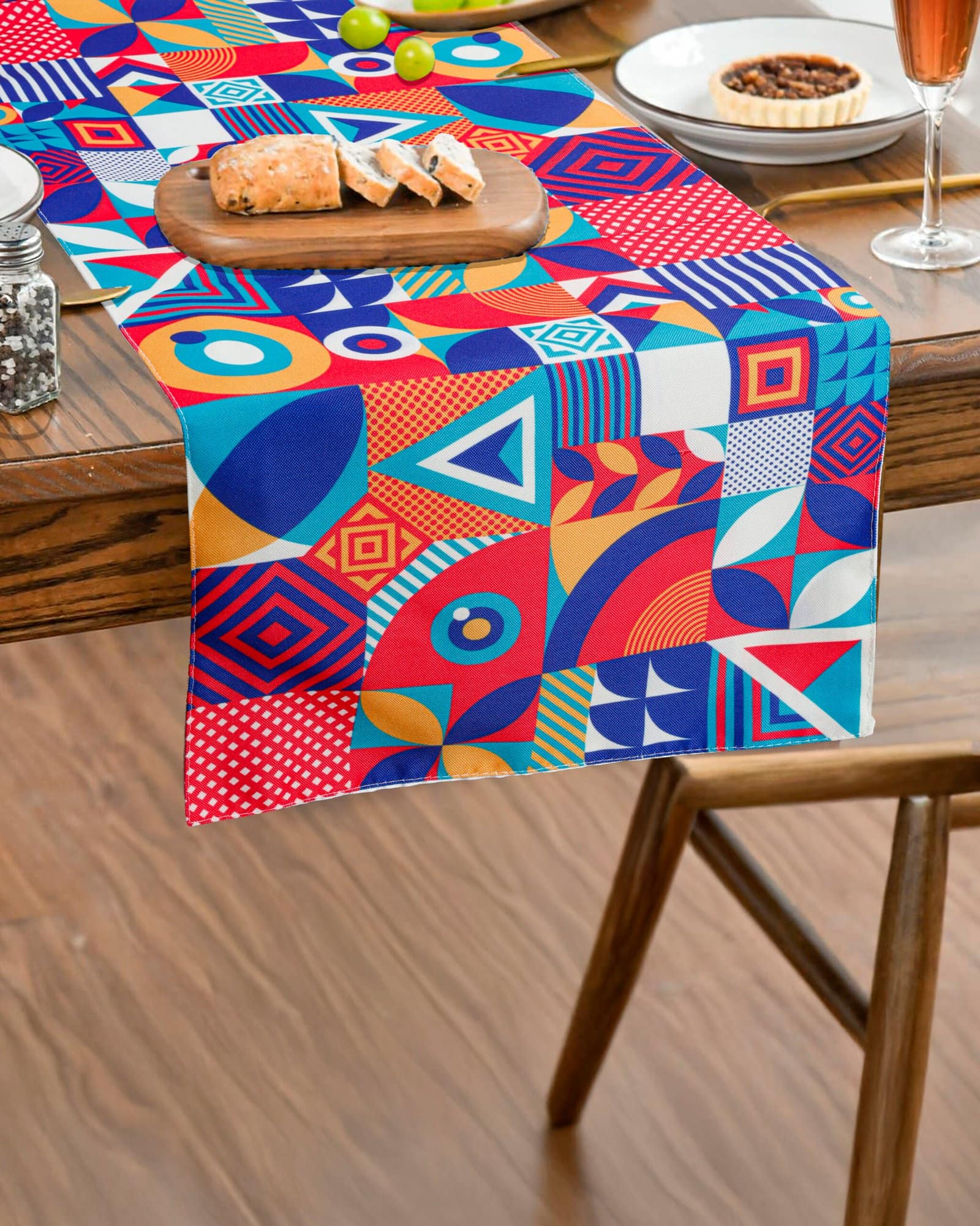 Digital Multicolor Printed Design Table Runner - Image 5