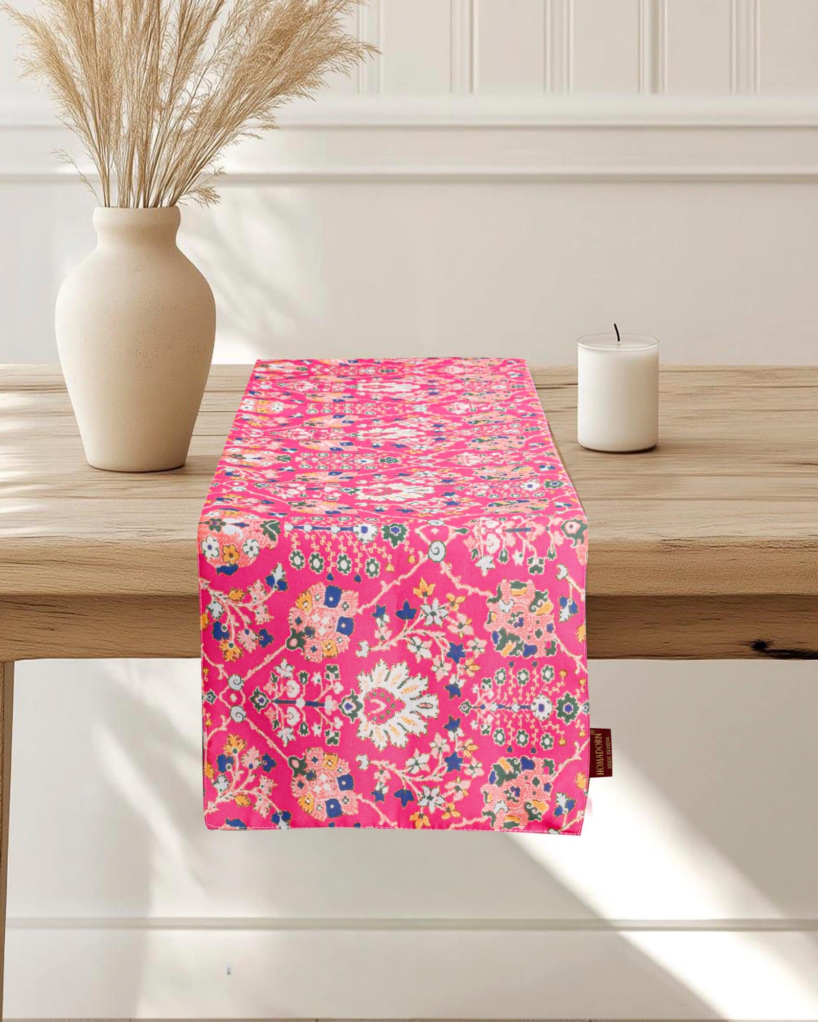 Digital Printed Pink Pattern Table Runner