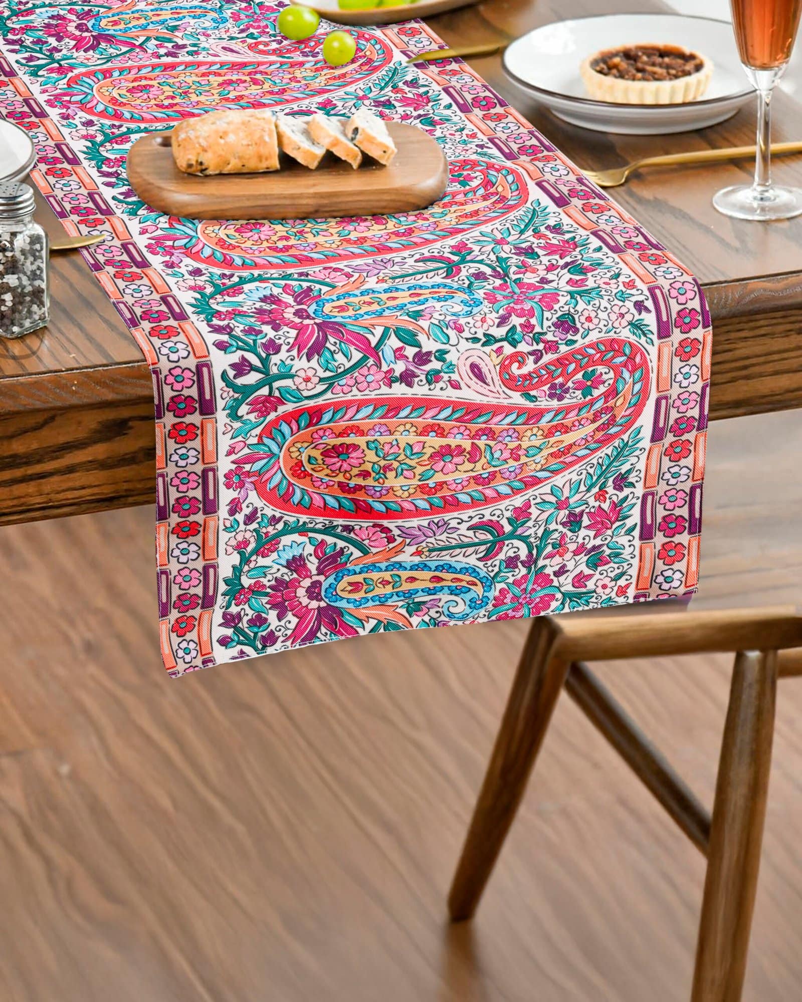 Digital Printed Design Multicolor Table Runner - Image 3