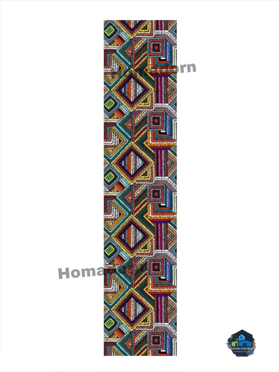 Digital Multicolor Design Table Runner - Image 2